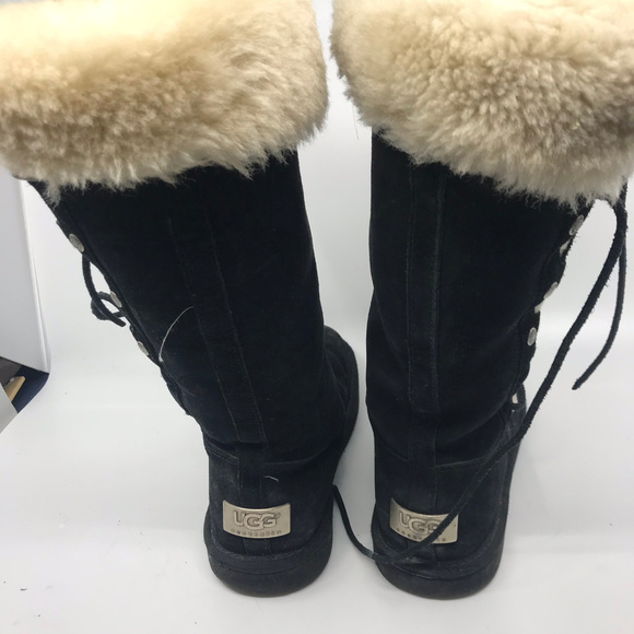 High UGG Black Boots Size US 7 - Picture 6 of 8